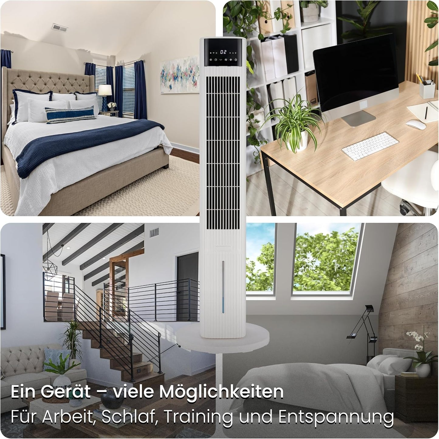 Ventilator mit Wasserkühlung und Aromafach