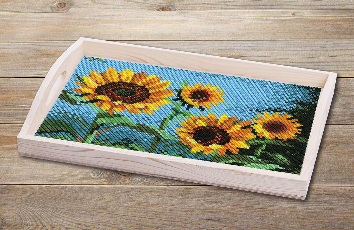 Bügelperlen-Set Sonnenblumen