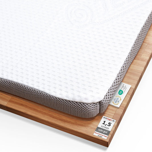 Ergonomischer Memory Schaum Topper, 90 x 200 cm Ecoon