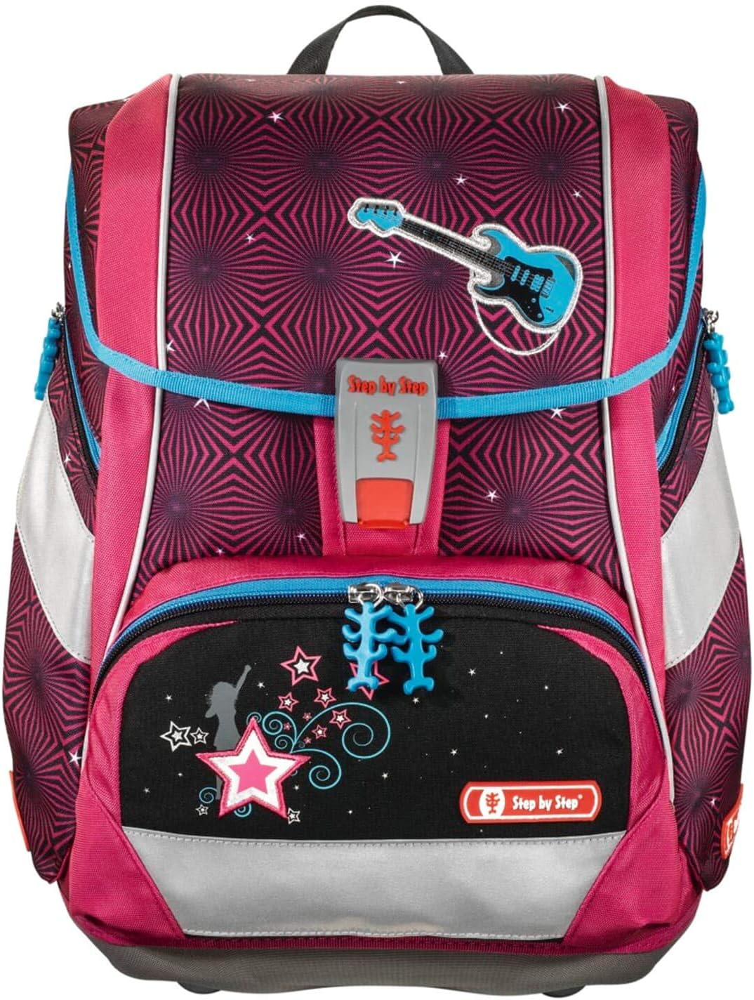 Ergonomisches Popstar Schulranzen-Set, Blau
