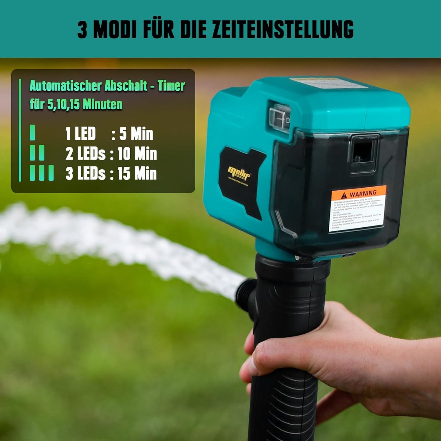 Akku-Regenfasspumpe