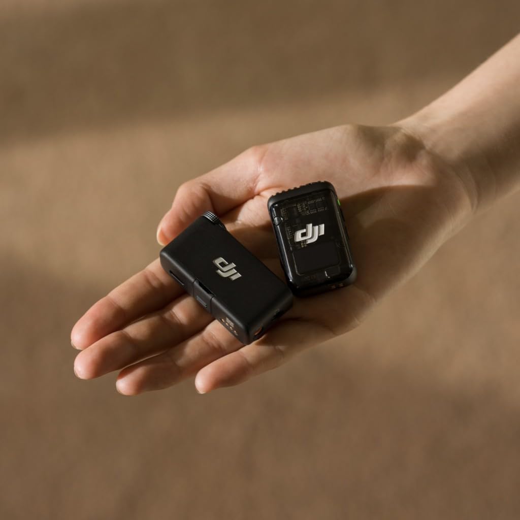 Mic 2 (1 Sender + 1 Empfänger) mit Rauschunterdrückung, DJI Mic 2 (1 Sender + 1 Empfänger)