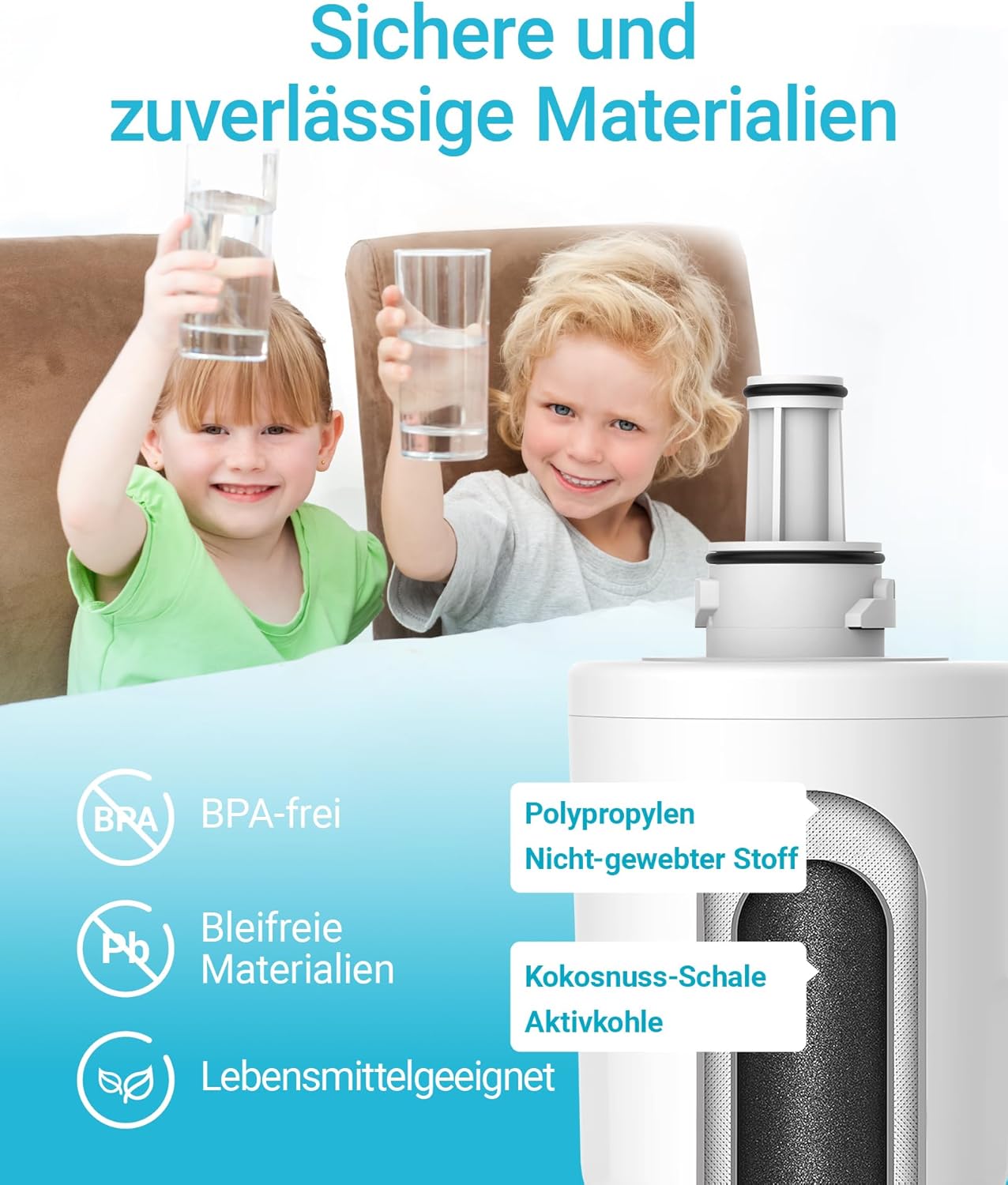 Kühlschrank Wasserfilter DA29-00003F, 2 Stück (1er Pack)