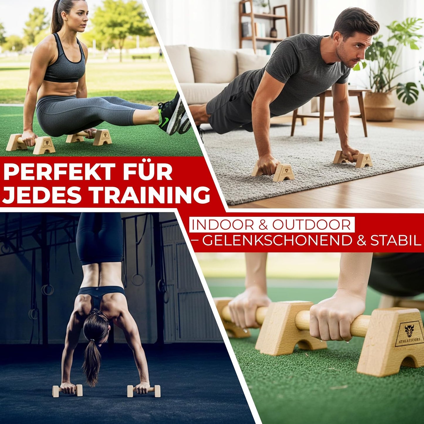 2 x Liegestützgriffe
