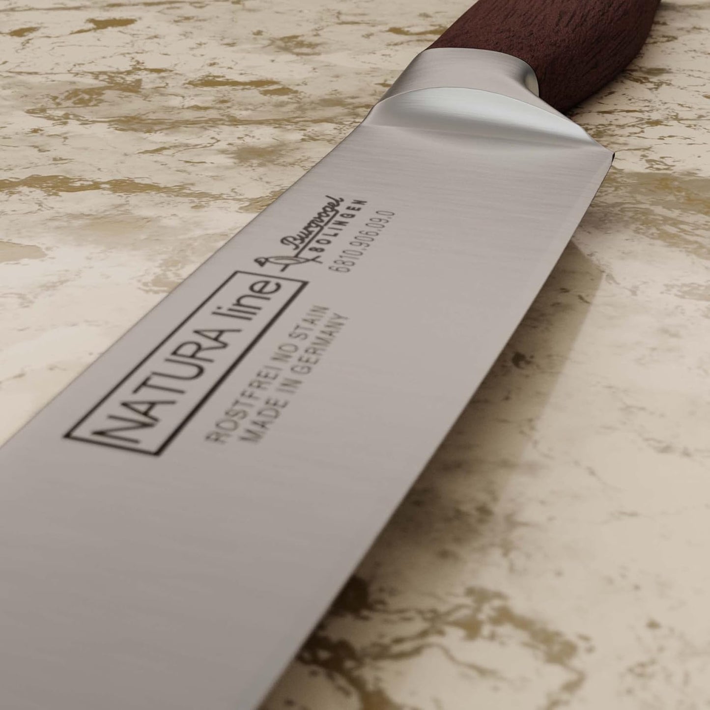 Natura Line Gemüsemesser, Braun Rot
