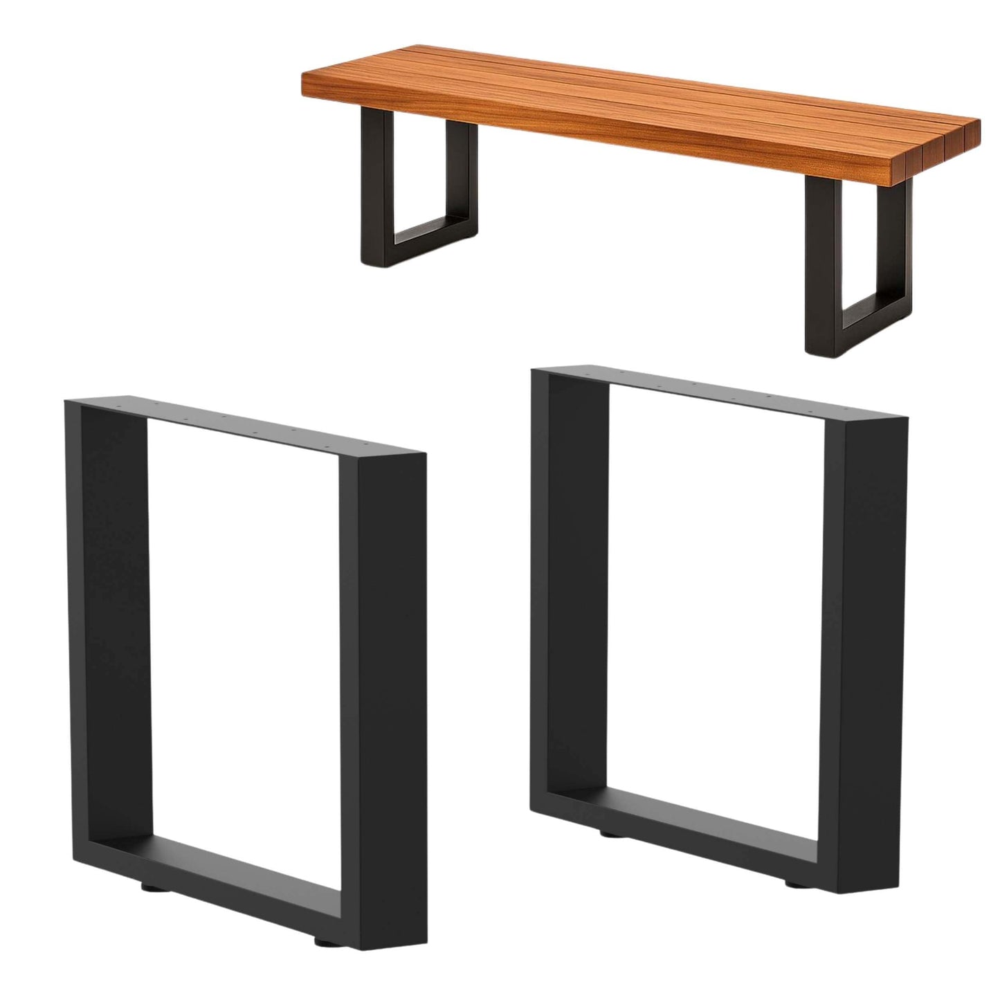 2-teiliges Bankgestell-Set 96663, 43 x 40 cm