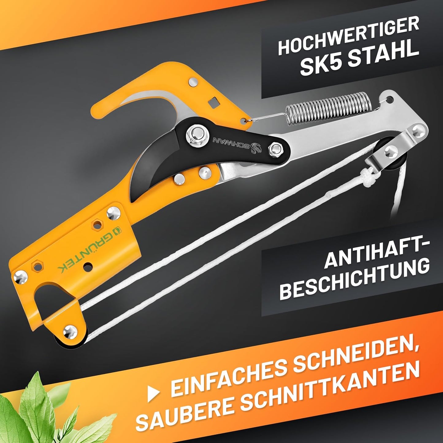 Raupenscheren-Aufsatz Schwan, Raupenscheren-Aufsatz
