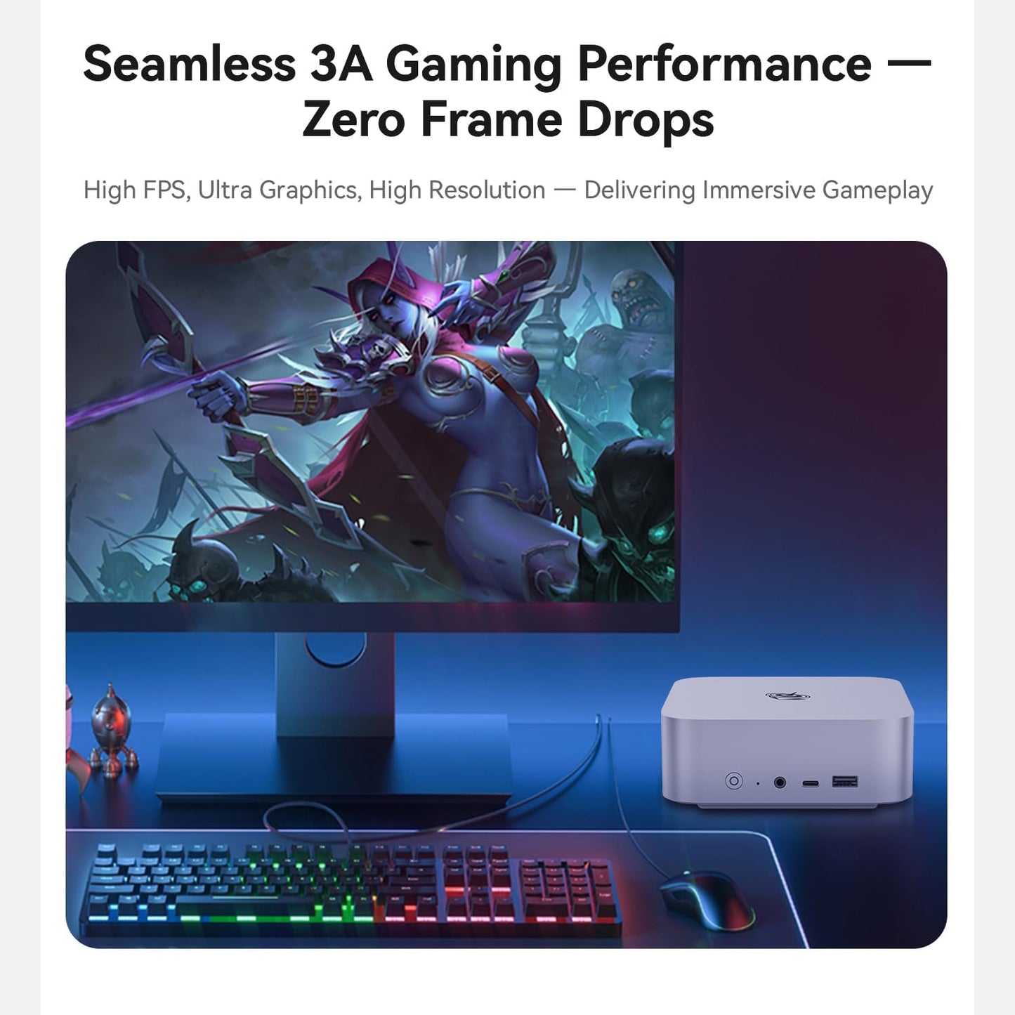 Mini PC SER9 mit AMD Ryzen R7, Wi-Fi 6 & USB 4, SER9 H255/32/1TB