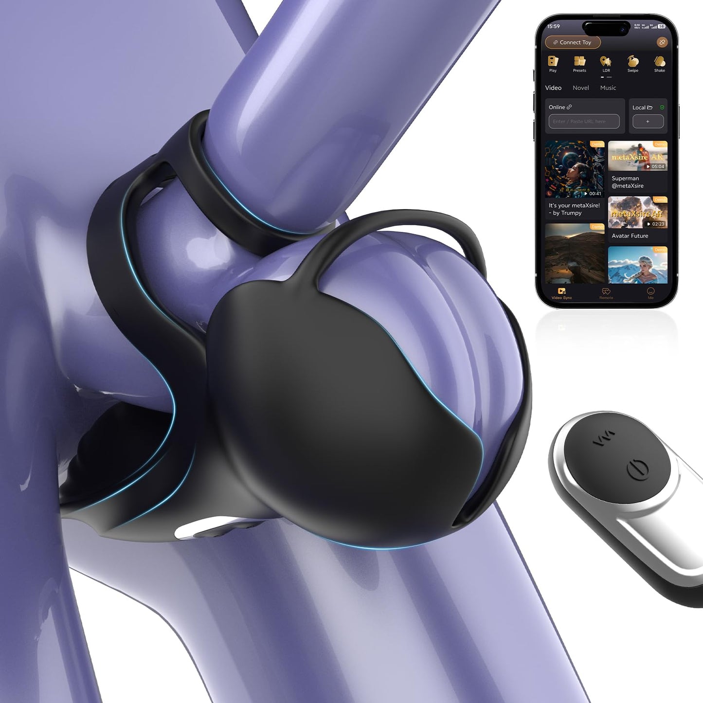 360° Penisring Vibrator für Männer