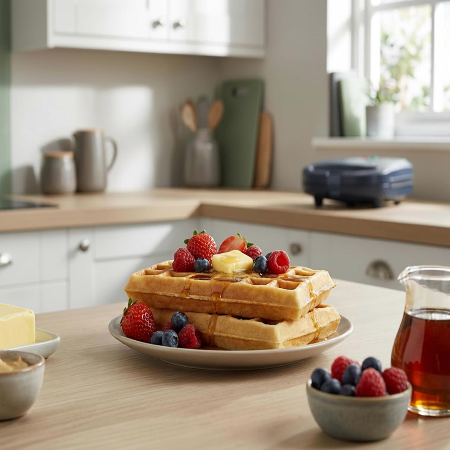 Mellow Waffeleisen mit Antihaftplatten