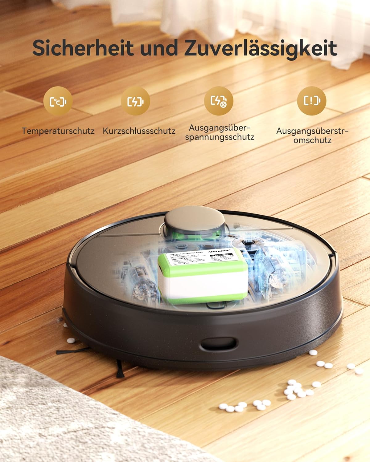 Ersatzakku für eufy RoboVac Modelle mit Schraubendreher, 3200 mAh with Screwdriver
