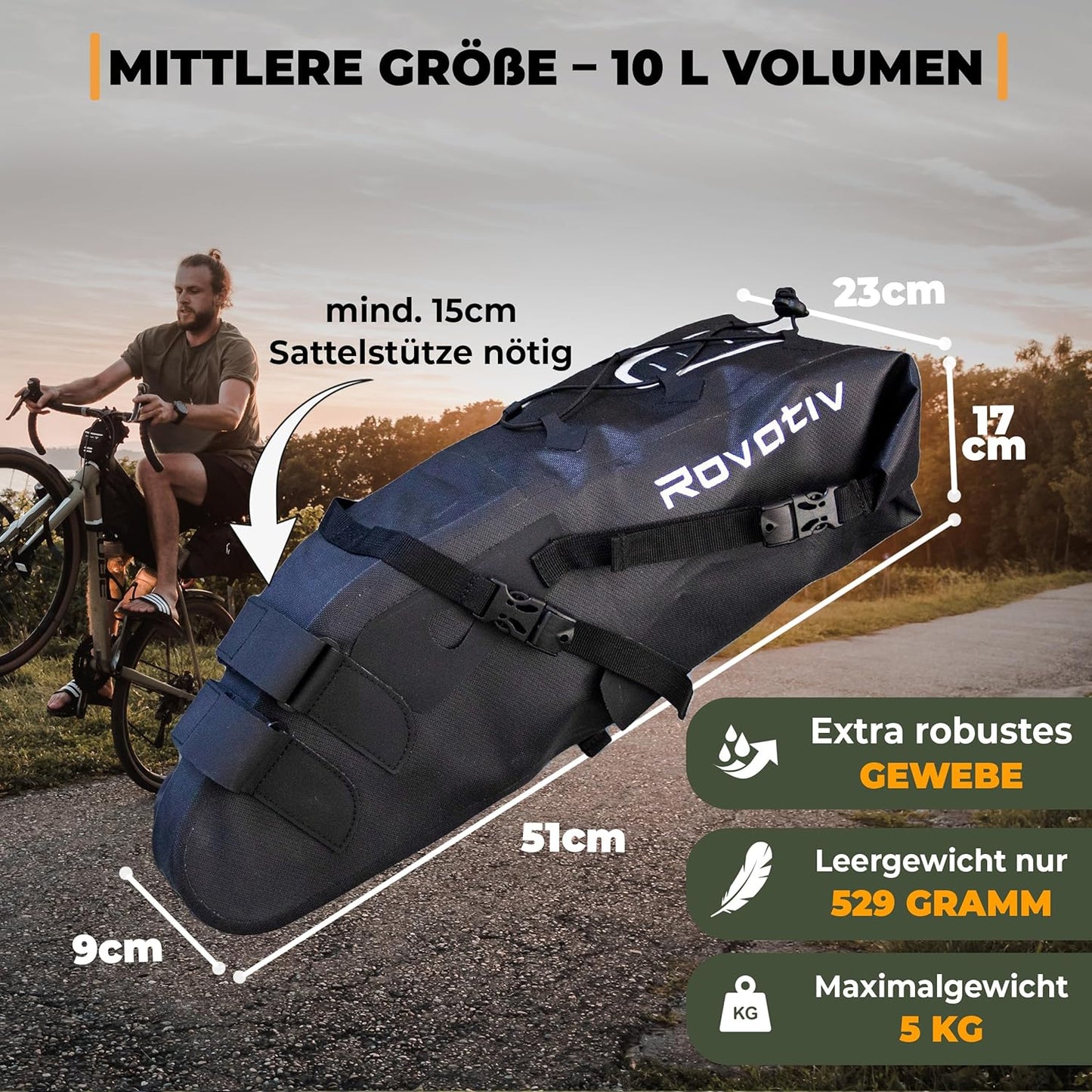 Bikepacking Satteltasche