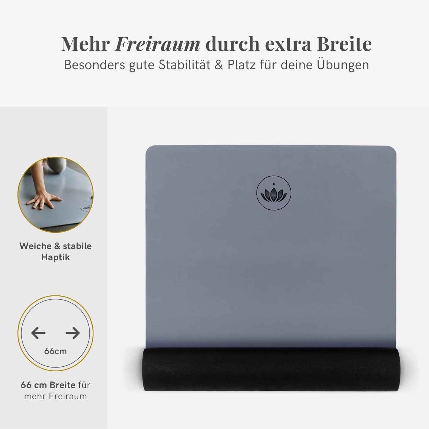 Yogamatte Pure, Indigo Dust