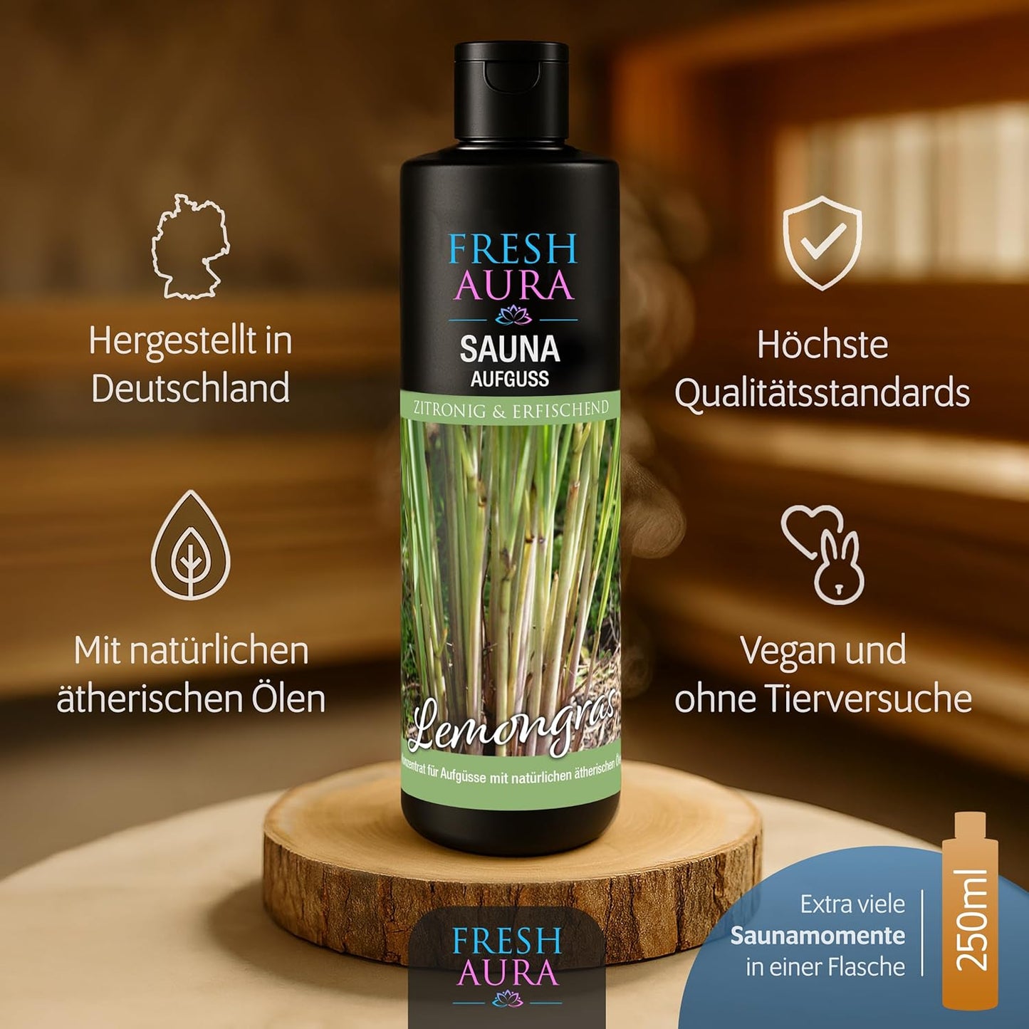 Saunaaufguss Lemongras, Lemongras 250ml