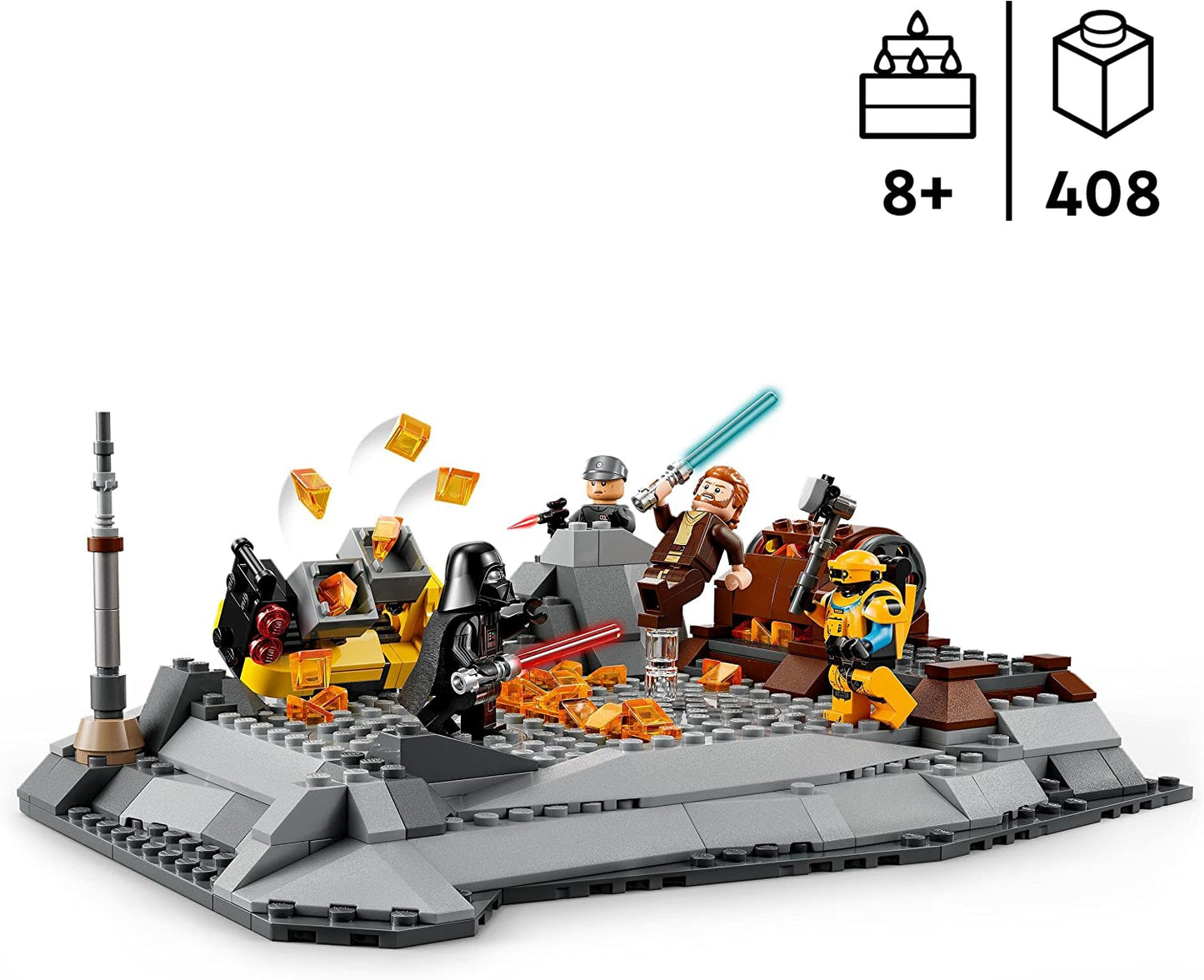 75334 Star Wars Obi-Wan Kenobi vs. Darth Vader, Konstruktionsspielzeug