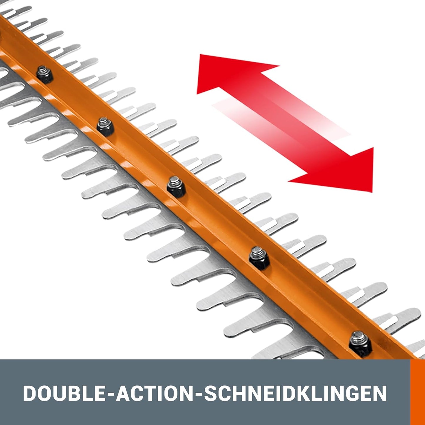 WG264E.9 Akku-Heckenschere, 56cm Schwertlänge ohne Akku & Ladegerät