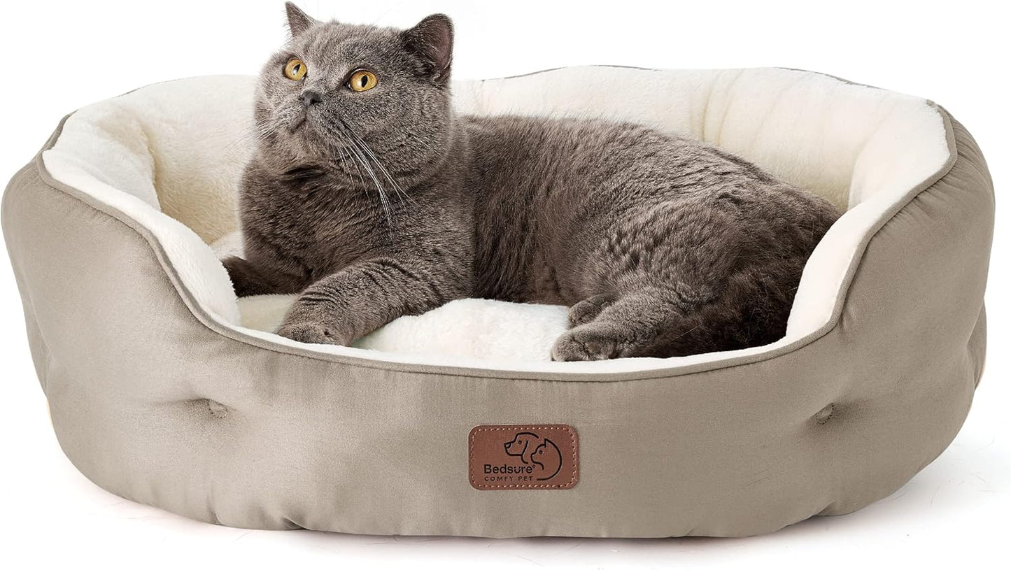 Waschbares Katzenbett mit zweiseitigem Innenkissen