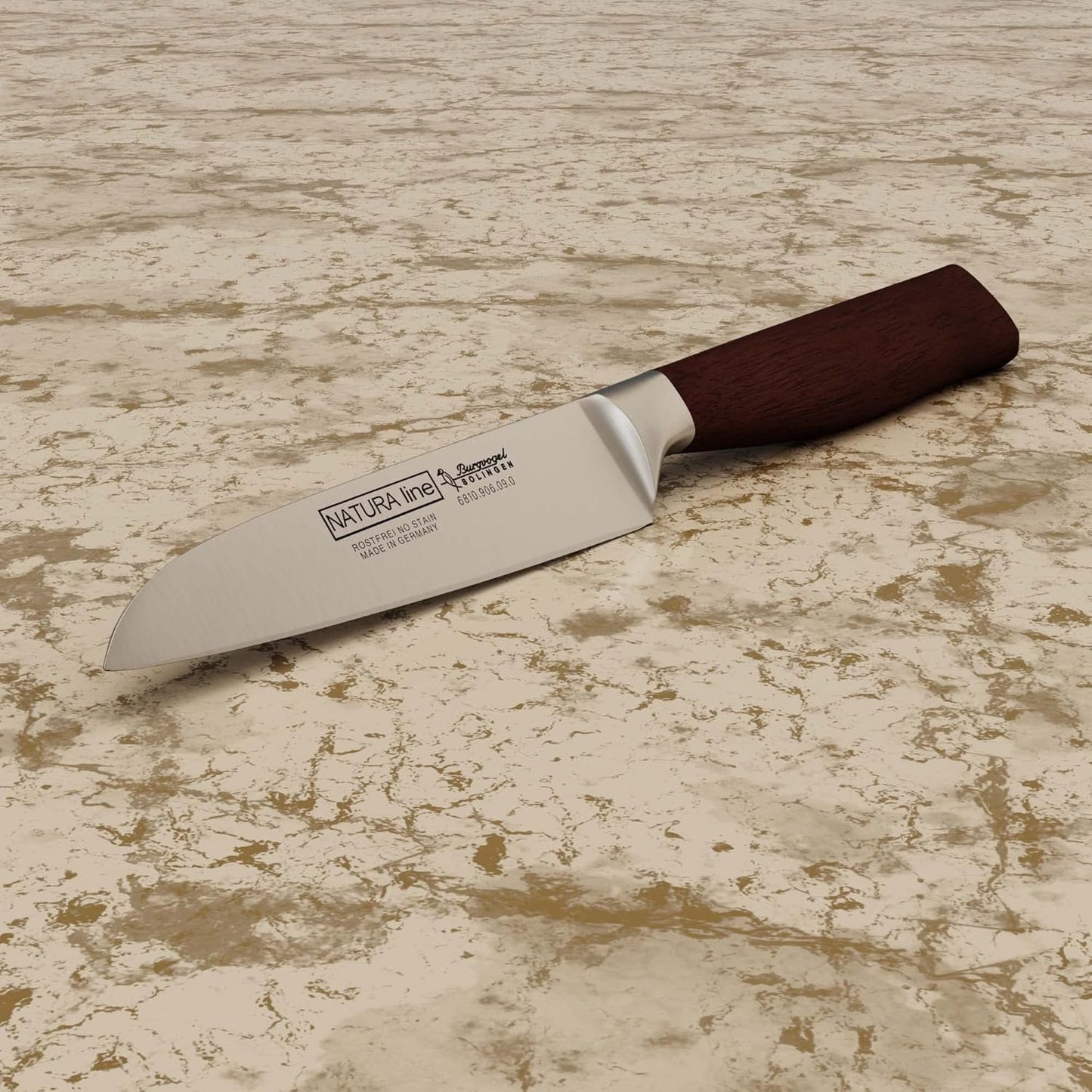 Natura Line Gemüsemesser, Braun Rot