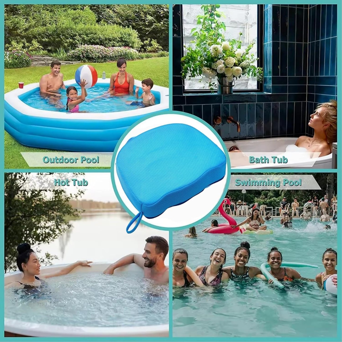 Whirlpool-Sitzerhöhung, Blau