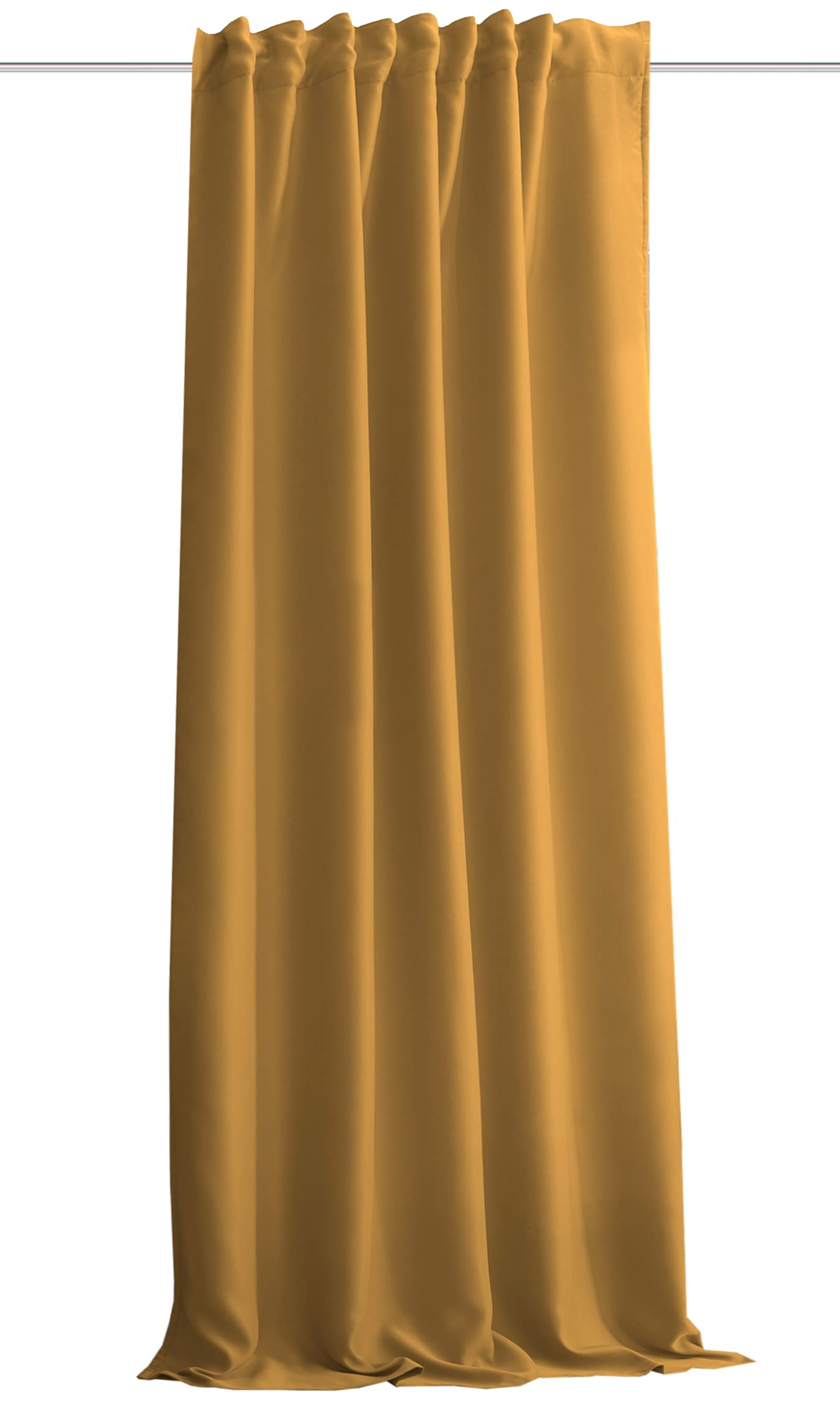 Abdunkelnder Akustikvorhang, 245 x 135 cm, H245 x B135 cm (1er Pack) Curry