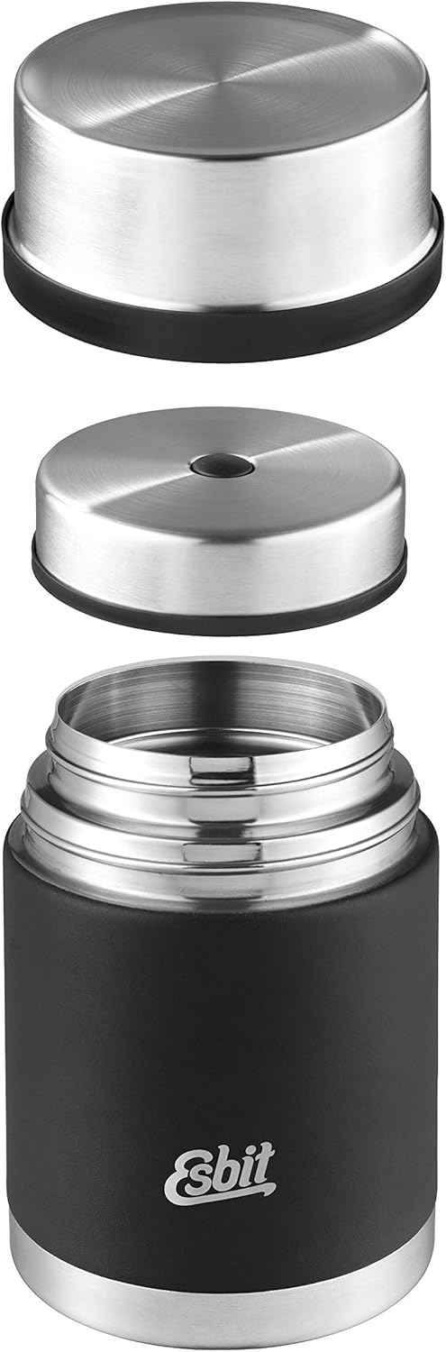 Thermobehälter Sculptor, Schwarz 750 ml Ohne Manschette