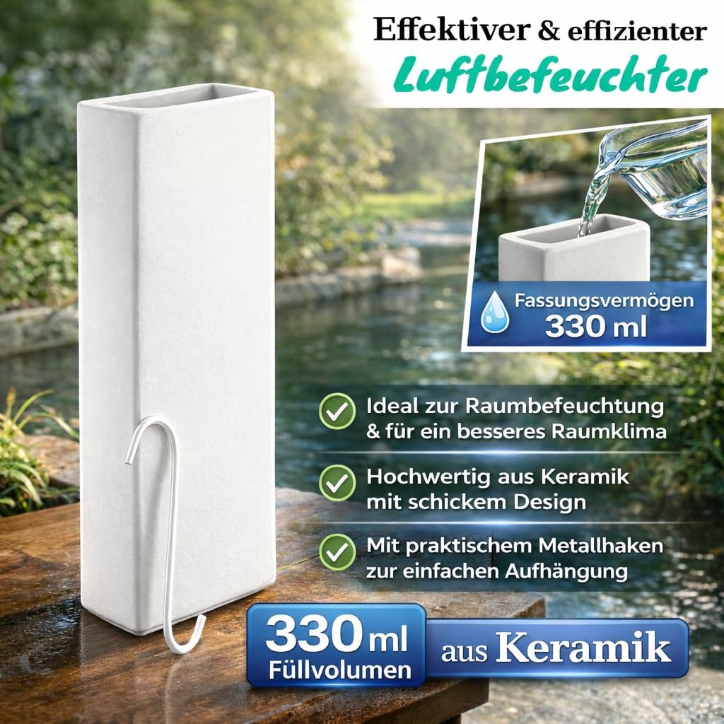4er-Set Heizkörper-Keramikverdunster, 4er Set
