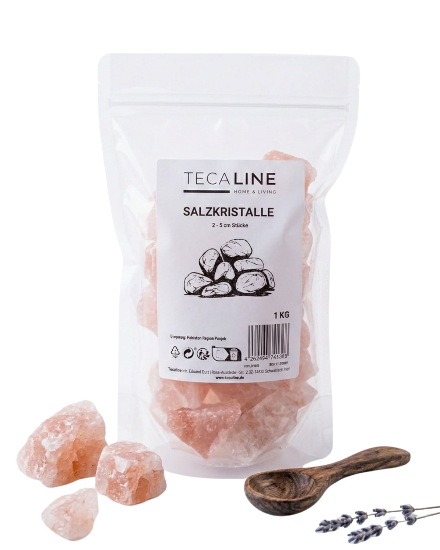 Saunasalzsteine für Sole-Schale, 2 kg, 2 kg