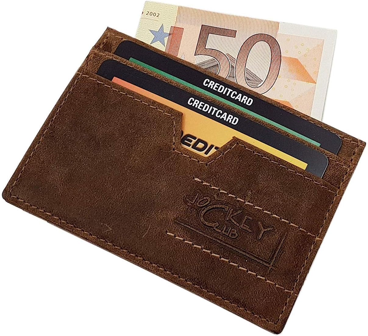 Portemonnaie mit Kartenetui und RFID, Braun