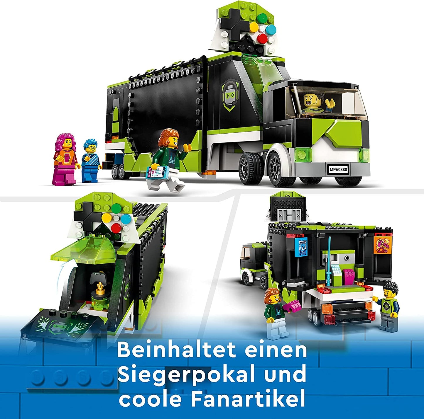 60388 City Gaming Turnier Truck, Konstruktionsspielzeug, Single