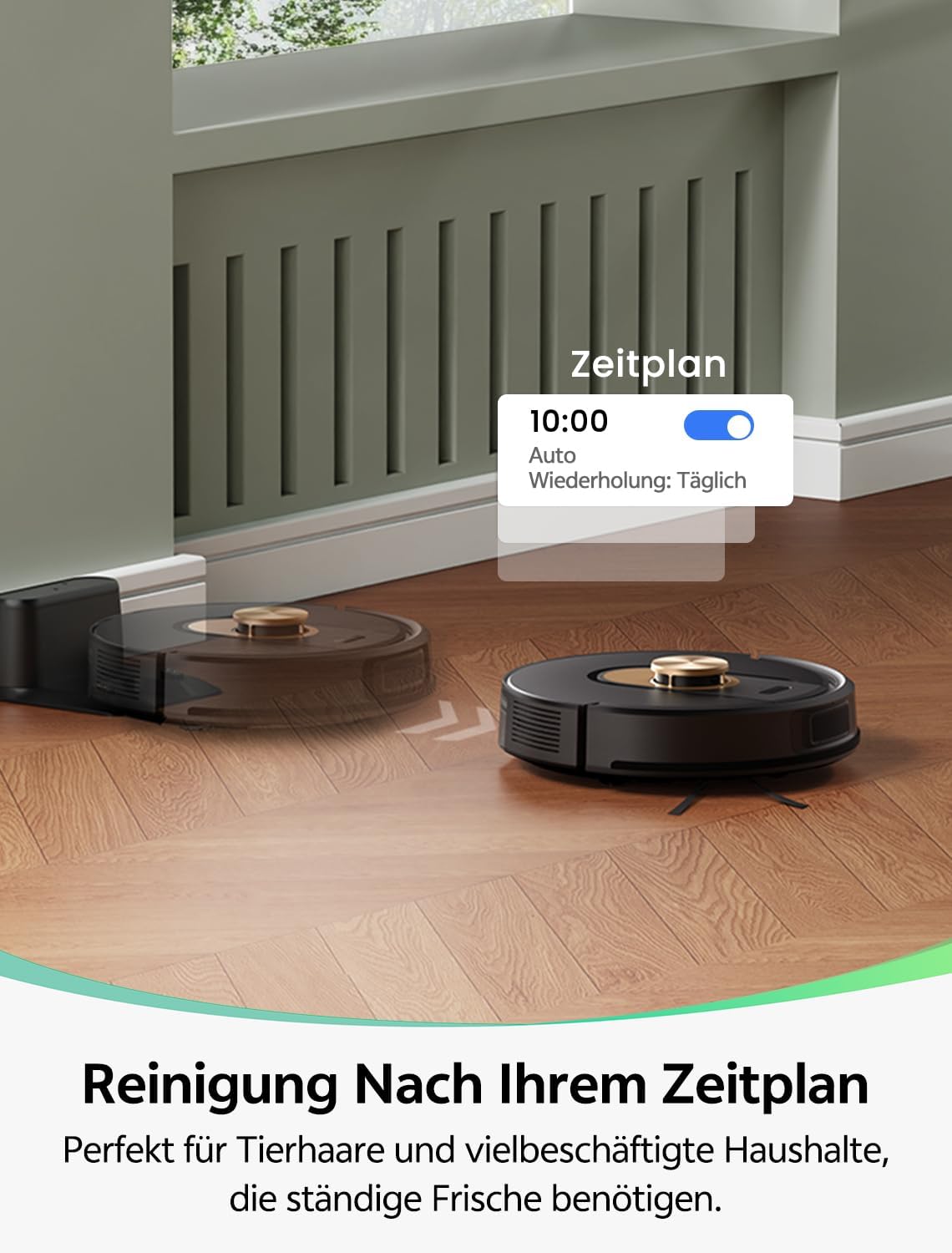 Saugroboter mit Wischfunktion, Gold S