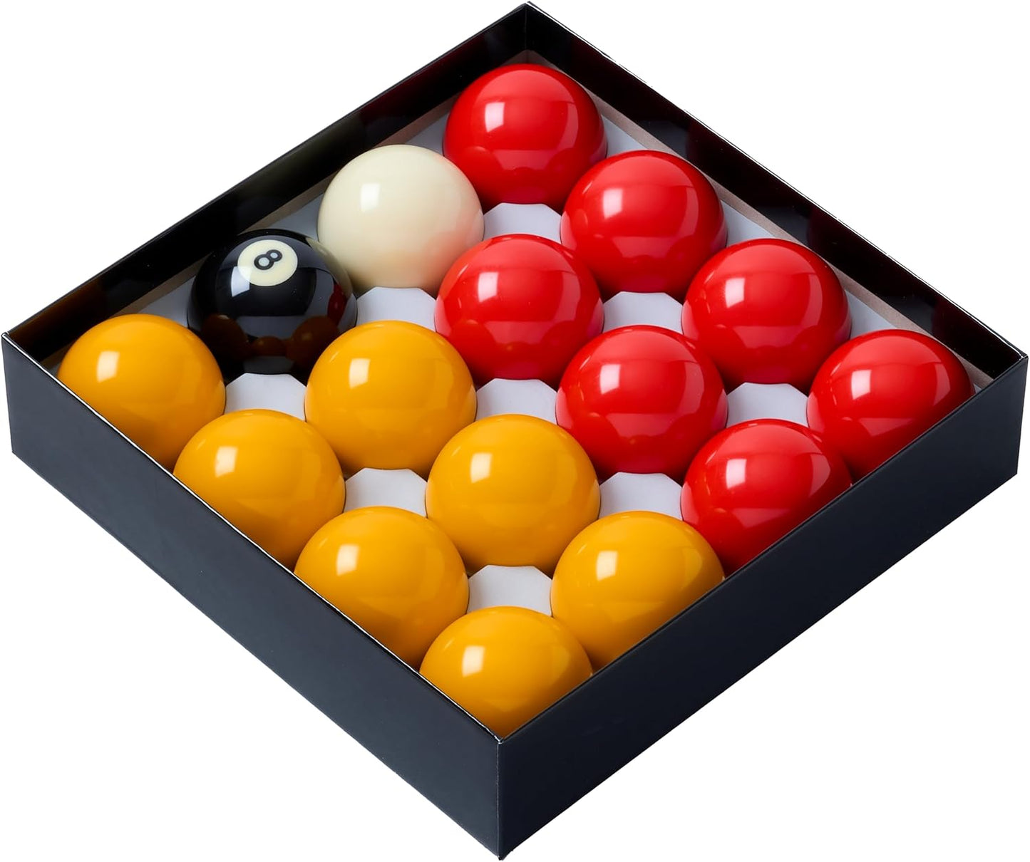 Billardkugeln Set, 58 - Gelb/Rot