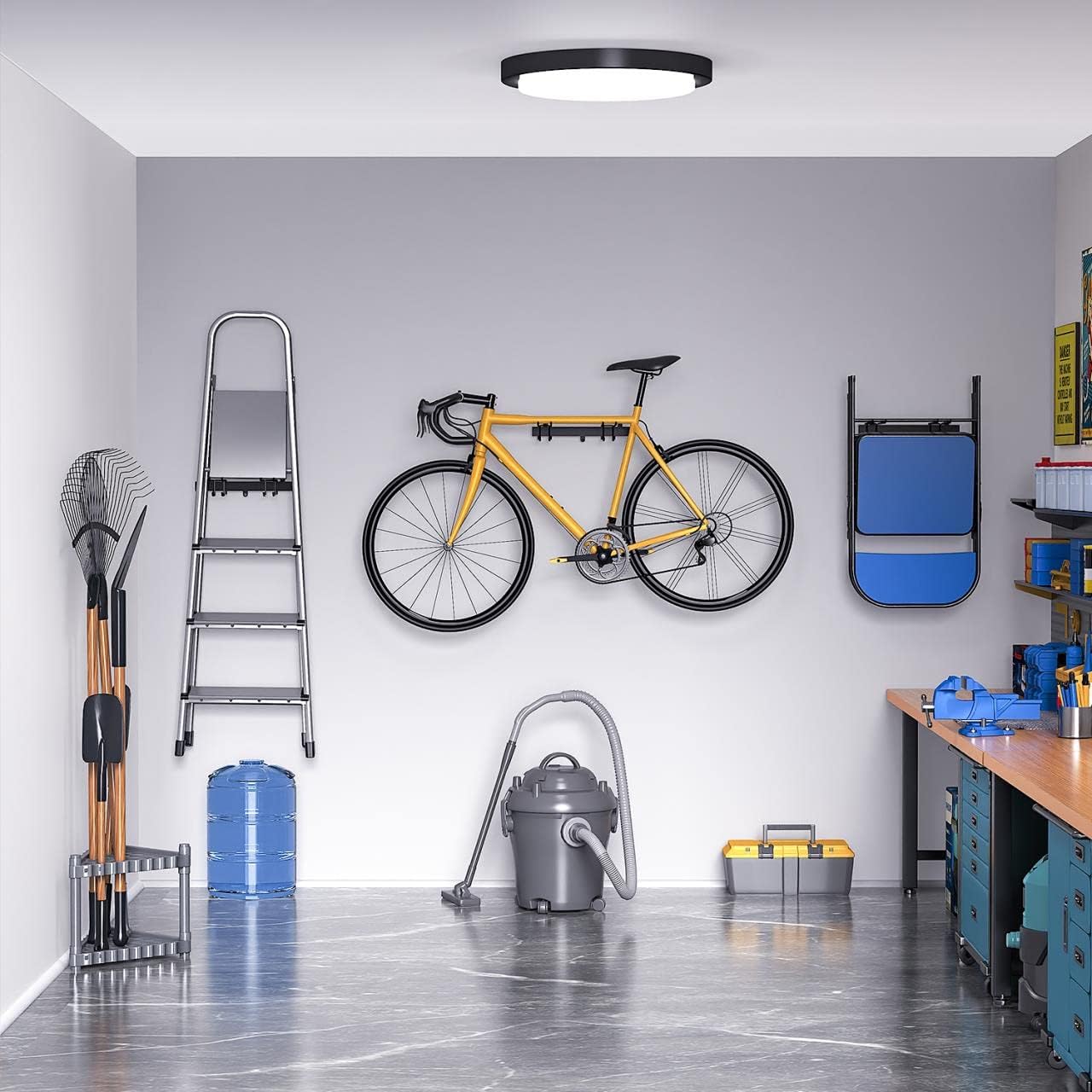 Werkzeughalter für die Wand, Schwarz