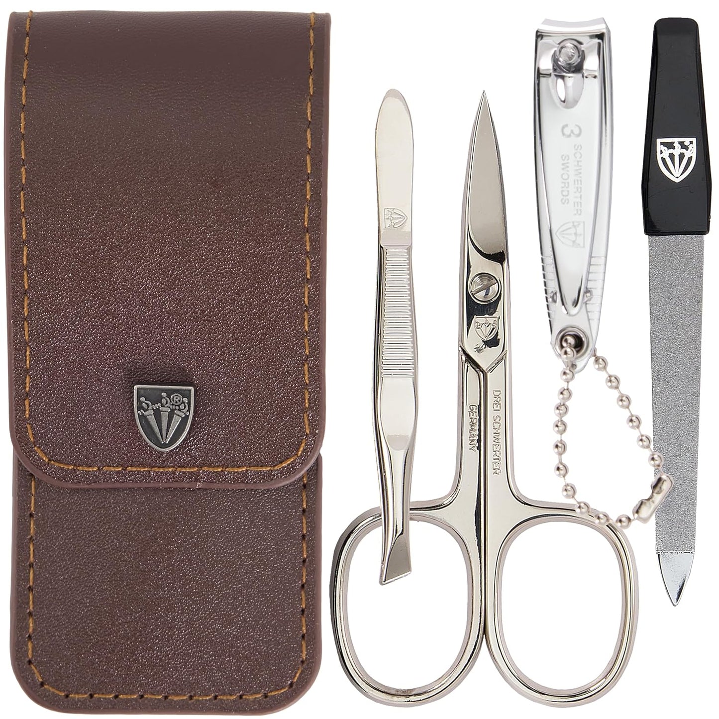 Nagelpflegeset Capri, BRAUN - KUNSTLEDER