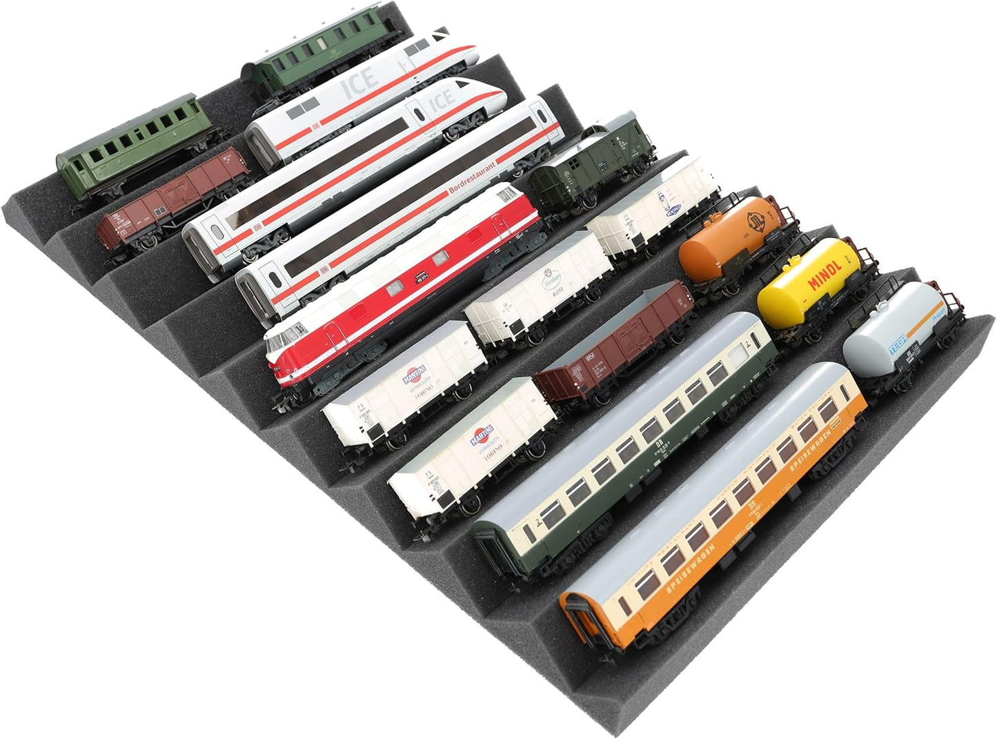 Zugliege für Modelleisenbahn Spur H0, 2 Stück