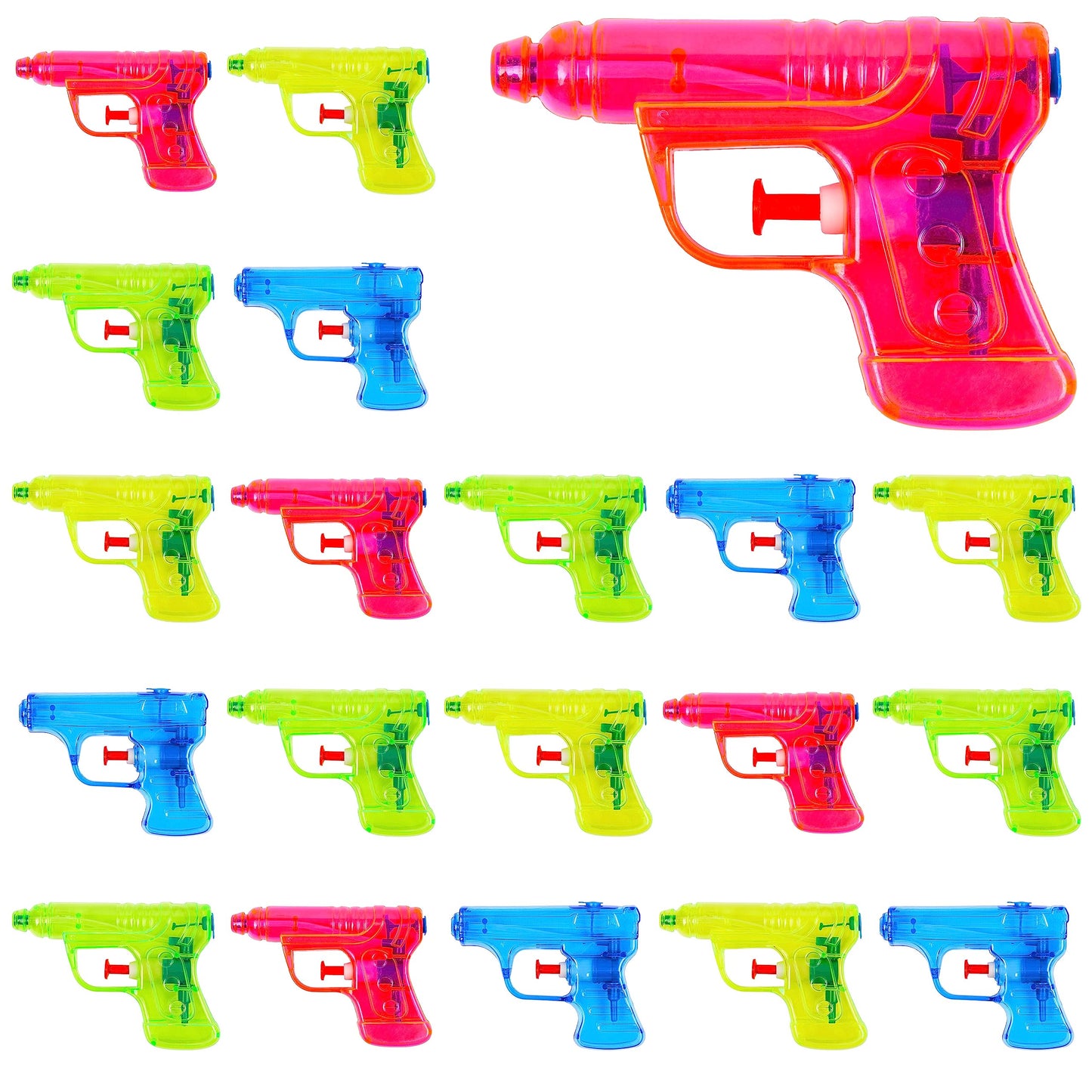 Mini-Wasserpistolen für Kinder, 20 Stück, 20er Pack