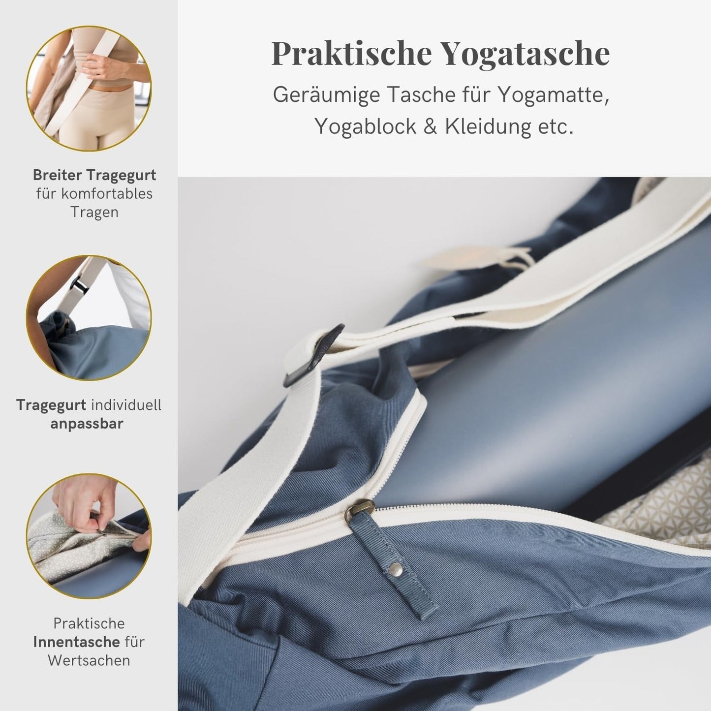 Yogatasche Pune, Aubergine