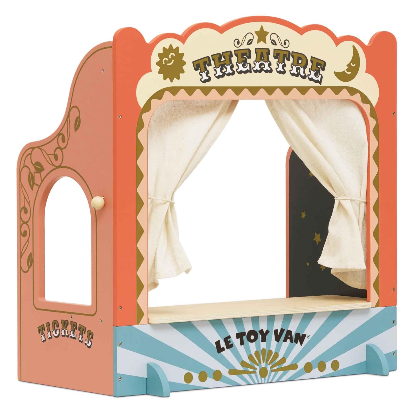 Tischpuppentheater aus Holz