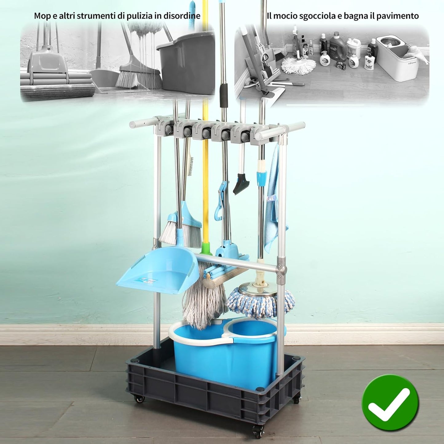 Mopphalter für Reinigungsgeräte