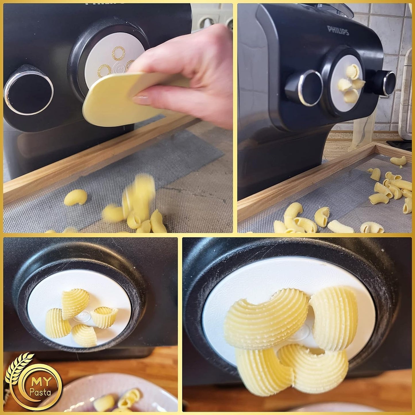 Pasta Matrizen für Philips Pasta Maker Avance 7000, Elbow Sugo Grosse