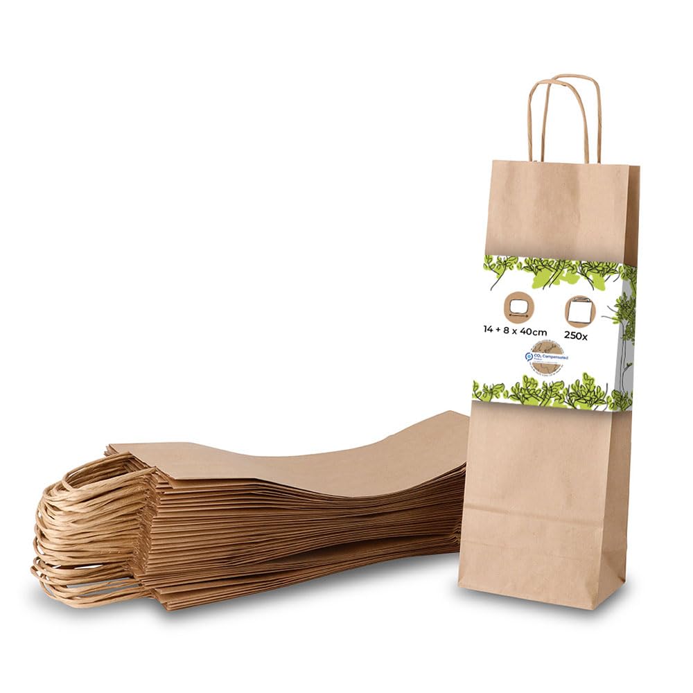Flaschentaschen, 1 stück (250er Pack) Braun