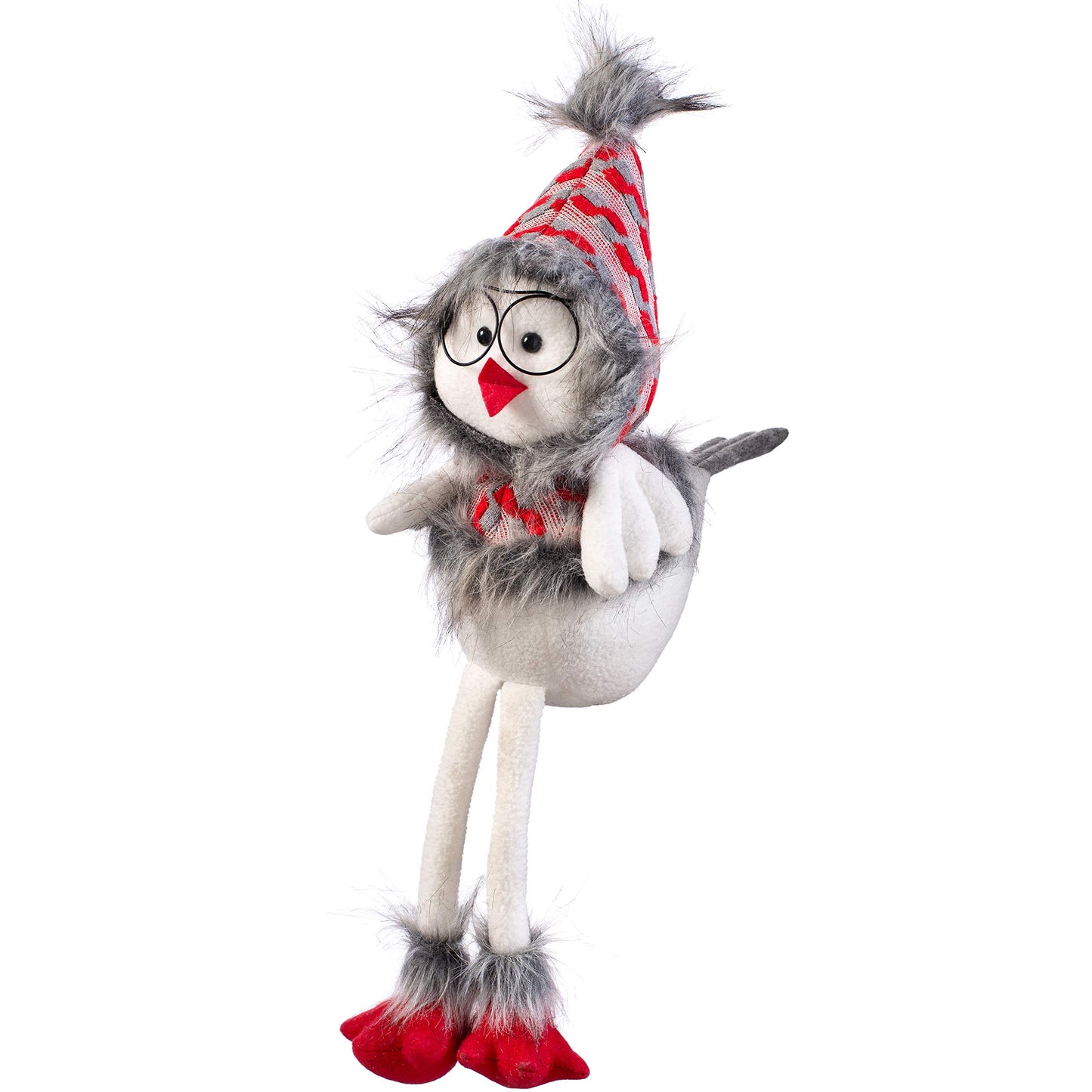Sitzender Weihnachtsvogel
