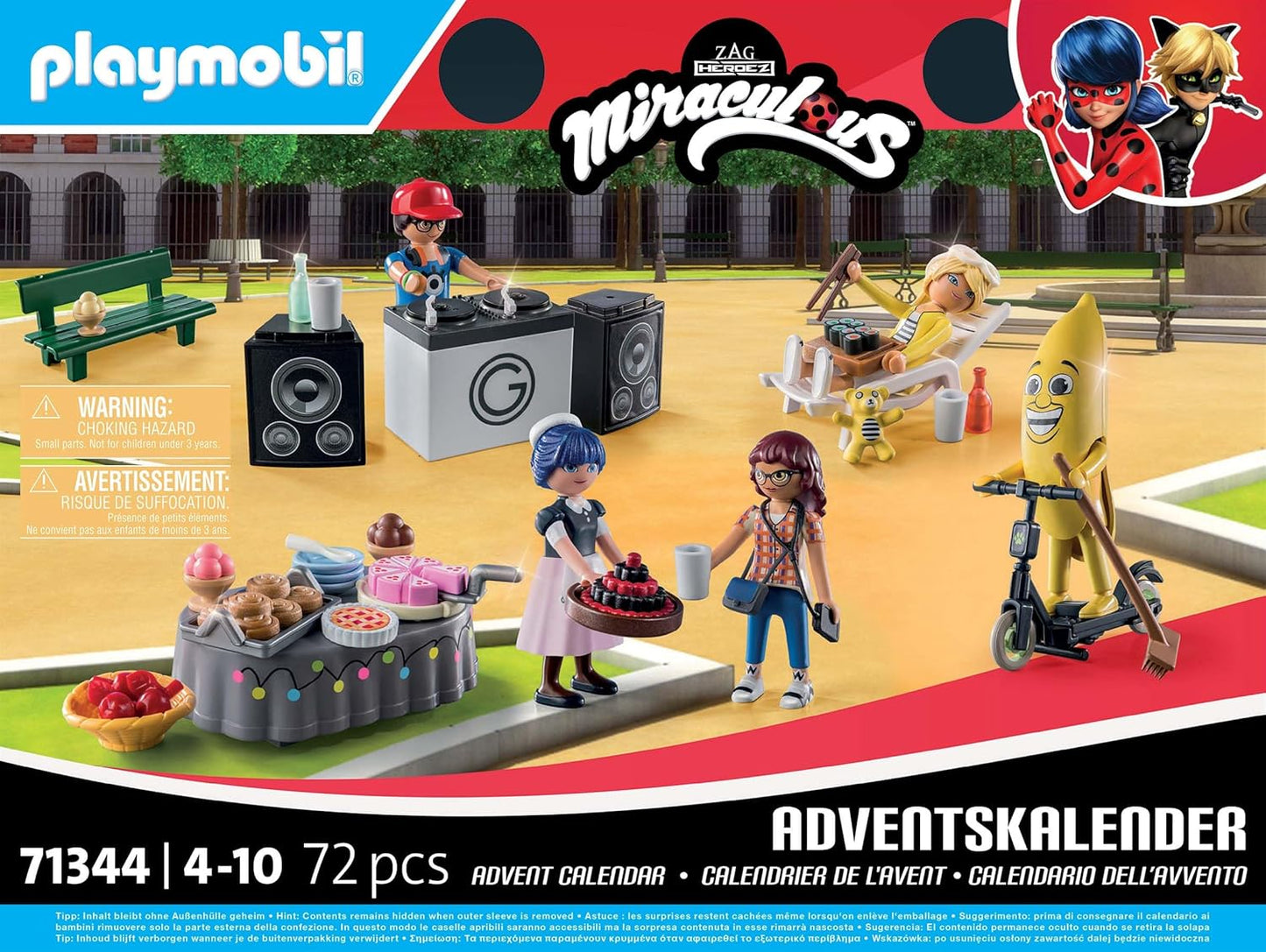Adventskalender Miraculous: Picknick in Paris, PLAYMOBIL 71344 Miraculous: Picknick in Paris Adventskalender