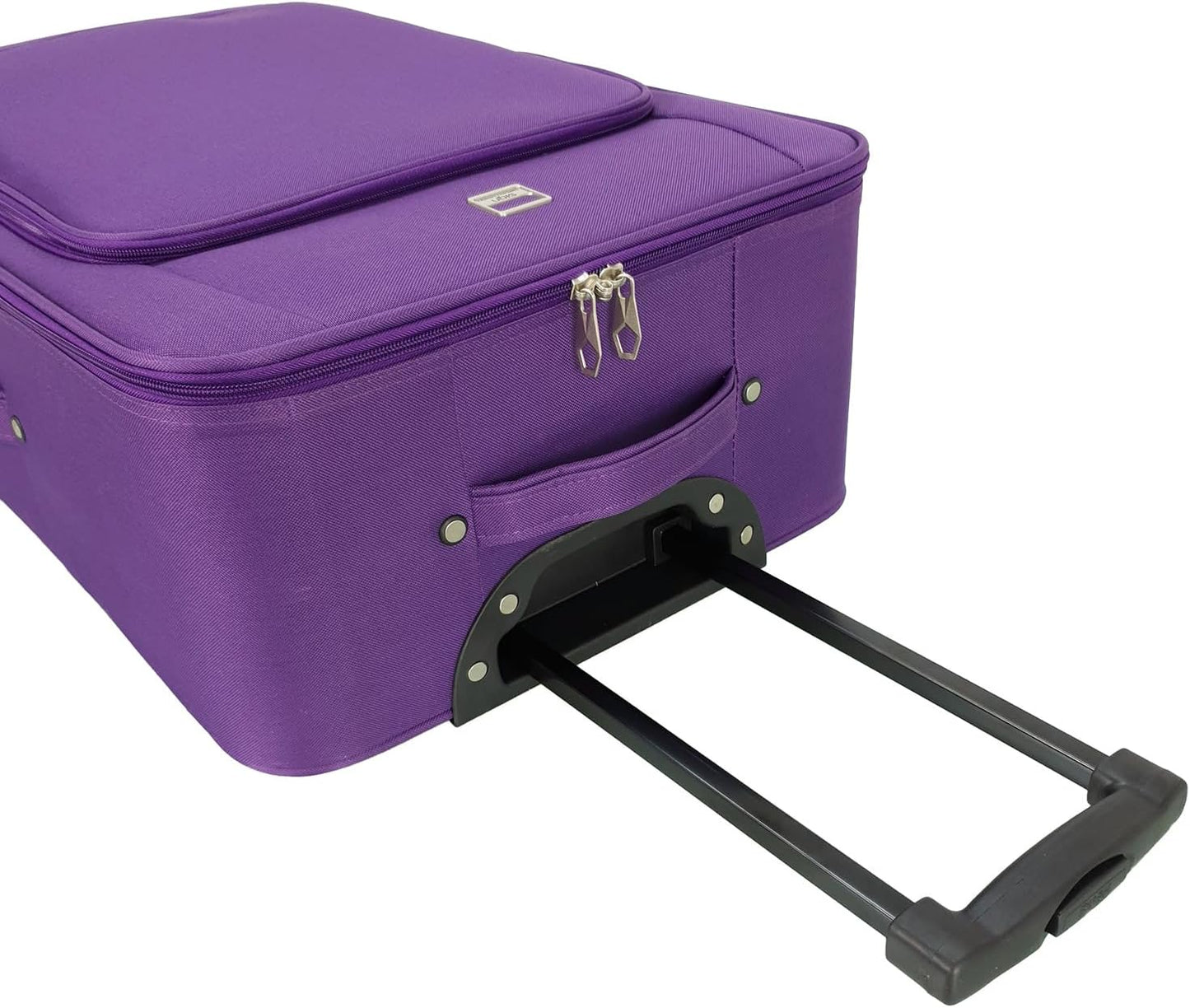 Stoffkoffer mit Inline-Rollen, Sehr grosser Koffer (81cm) Lila