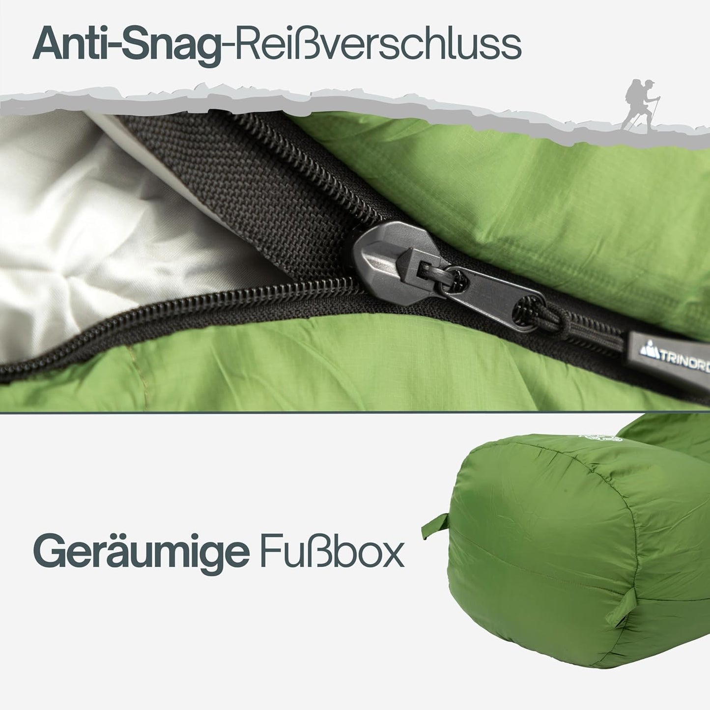 Ultraleichter Sommerschlafsack, L