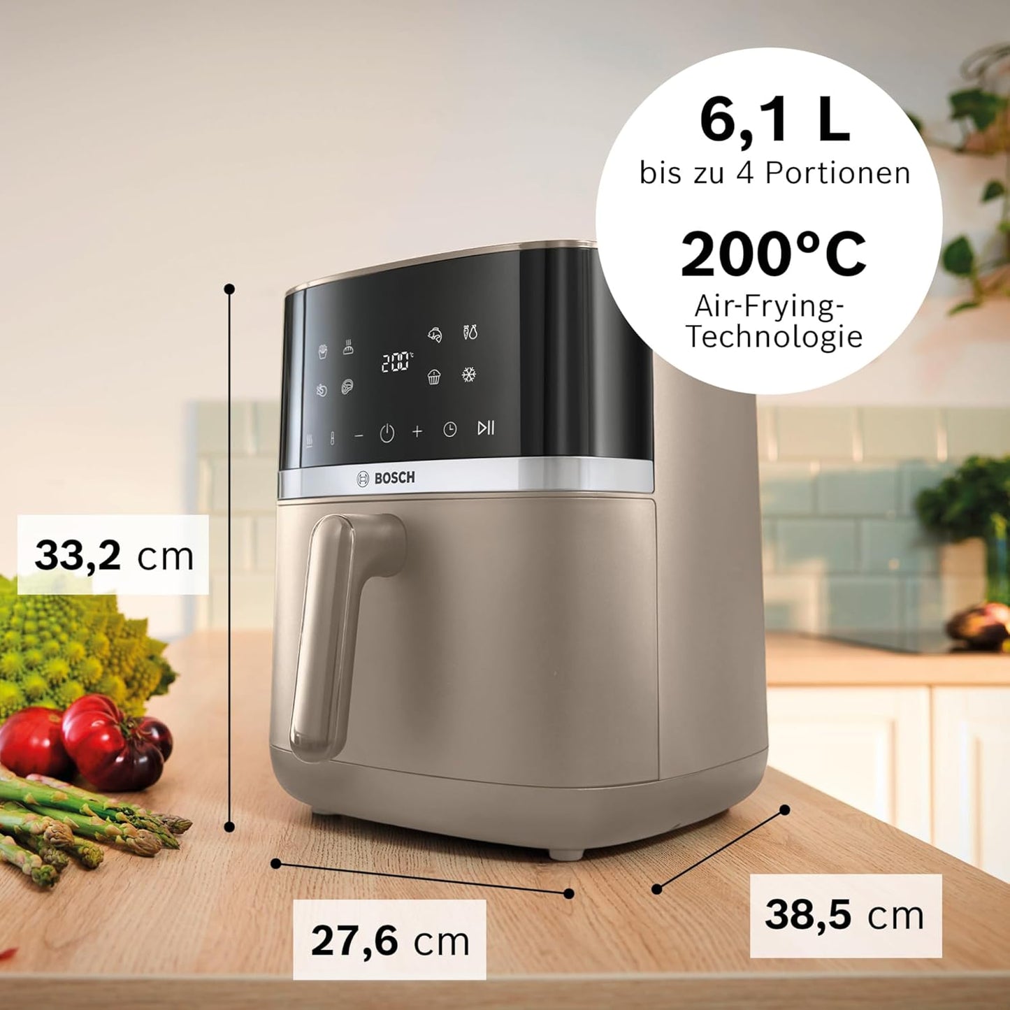 Heissluftfritteuse Serie 4 XL, Beige
