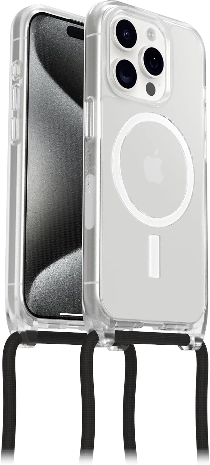 React Necklace, iPhone 15 Pro, Transparent