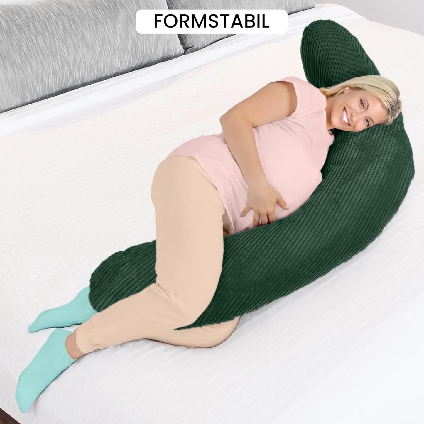 Stillkissen XXL, Schattenwald Stillkissen 170 cm