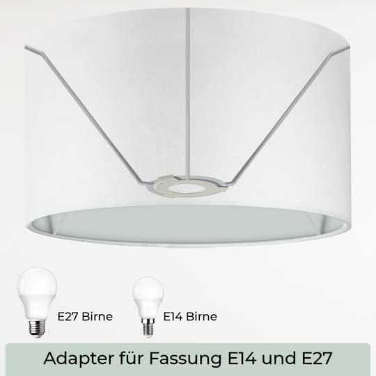 Lampenschirm, Weiss Ø35cm | Höhe 22,5cm