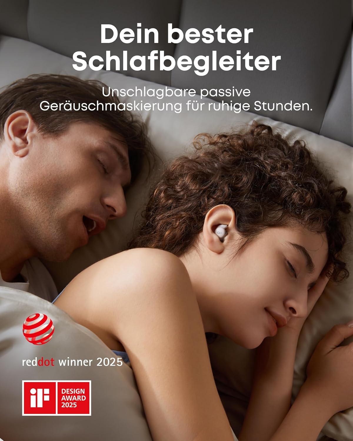 Schlafkopfhörer Sleep A20 Earbuds mit Geräuschblockierung