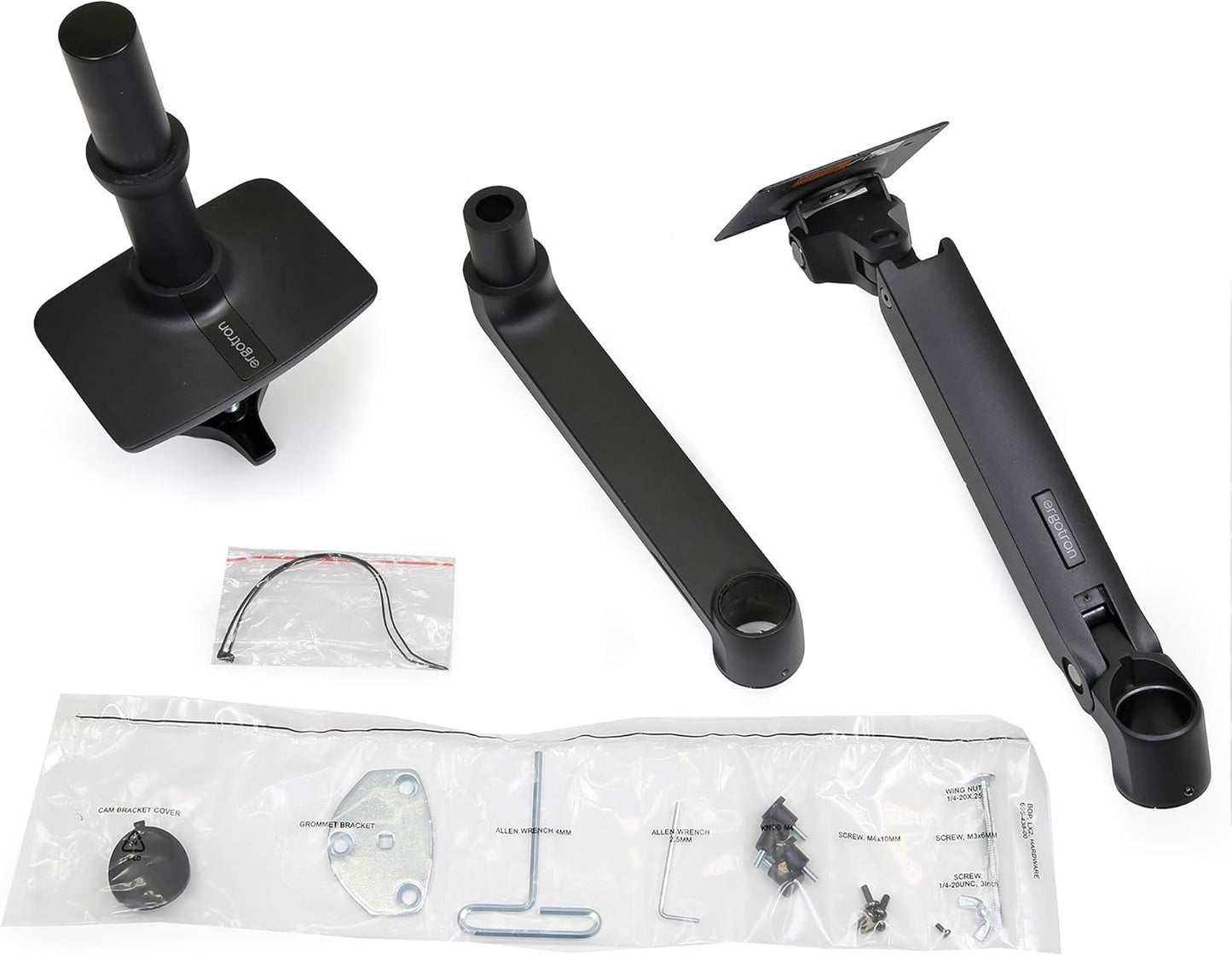 Monitorhalterung mit Tischbefestigung, Schwarz LX Arm Mattschwarz